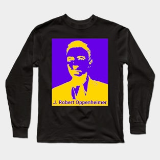 Oppenheimer - Yellow on Violet Long Sleeve T-Shirt